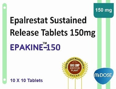 Epalrestat Sustained Release Tablets 150mg - ΕΡΑΚΙΝΕ - 150