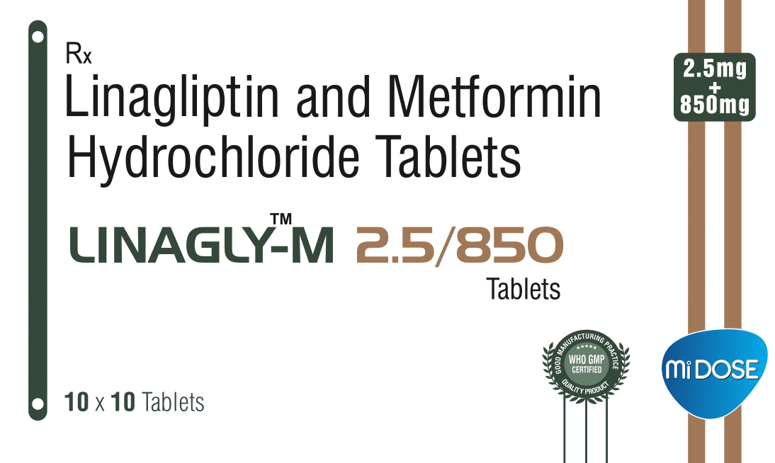 LINAGLY-M 2.5/850 Tablets