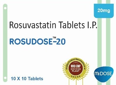 Rosuvastatin Tablets I.P. ROSUDOSE 20